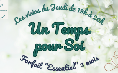 Forfait Essentiel « Un Temps Pour Soi » à 69€ pour 3 mois (12 visio)