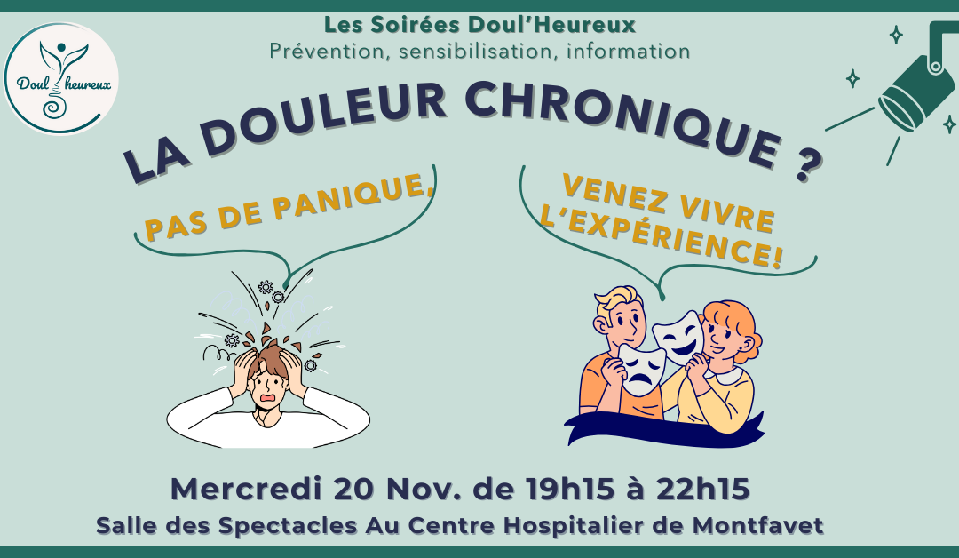 « Viens jouer ton rôle » : le 20 Nov. soirée théâtre immersive sur la douleur chronique