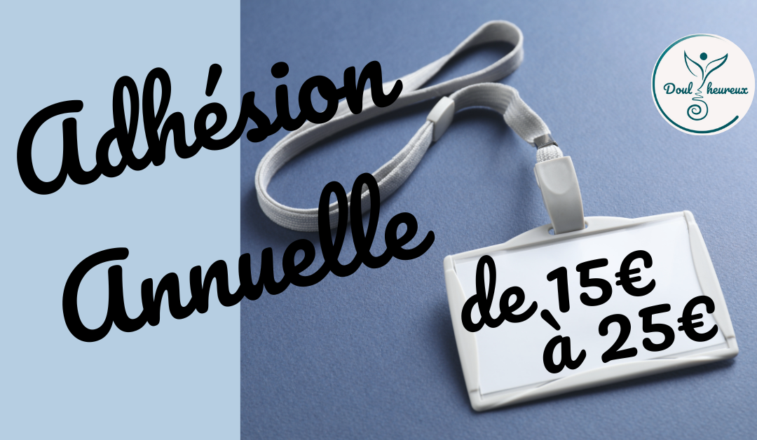 Adhésion Annuelle à Vivre Doul’Heureux au Quotidien (de date à date)