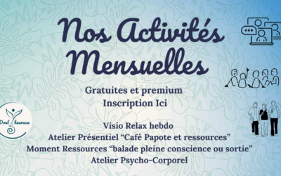 INSCRIVEZ VOUS ICI pour « Nos activités Mensuelles – Septembre 2025″ »