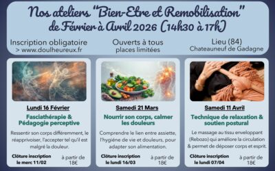 Ateliers « Bien-Etre et Remobilisation » de Février à Avril 2026